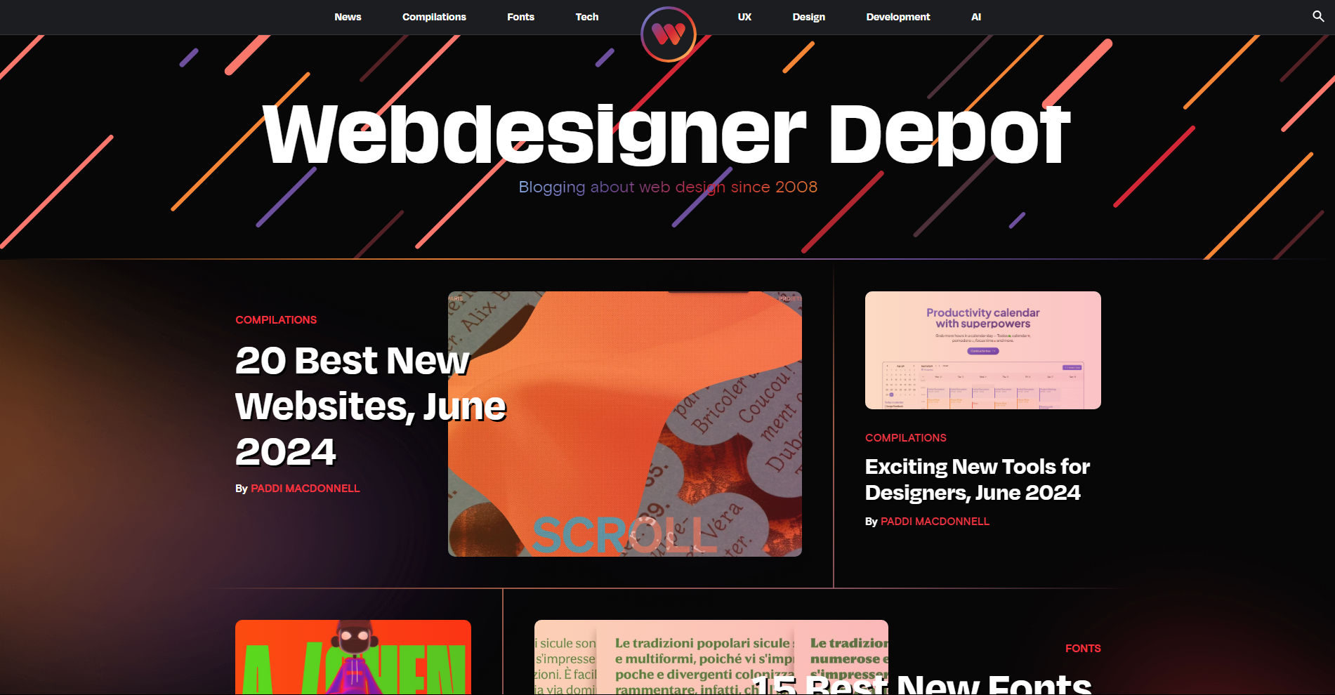 Web Designer Depot: Programming blog and website