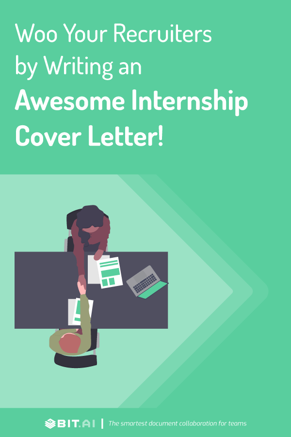 Internship cover letter - Pinterest