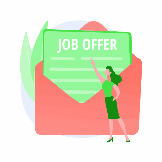 A lady with a job offer