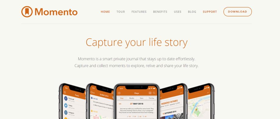 Momento: Journal and Diary App