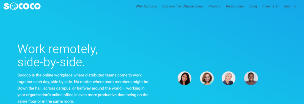 Sococo: Virtual Workspace Tool