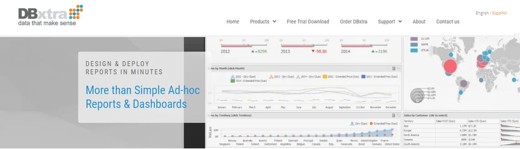 DBxtra: Reporting Tool and Software