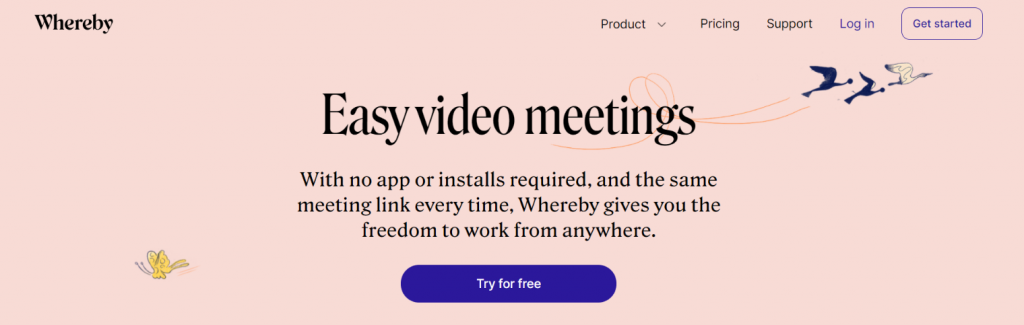 Wherby: Online meeting app and software