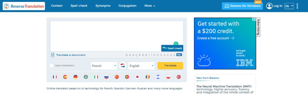 Reverso: Grammarly Alternative and Competitor