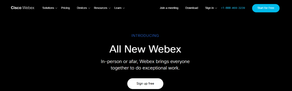 Webex: Online meeting app and software