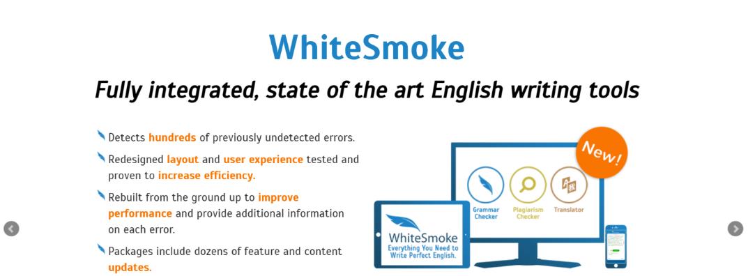 White smoke: Grammarly Alternative and Competitor