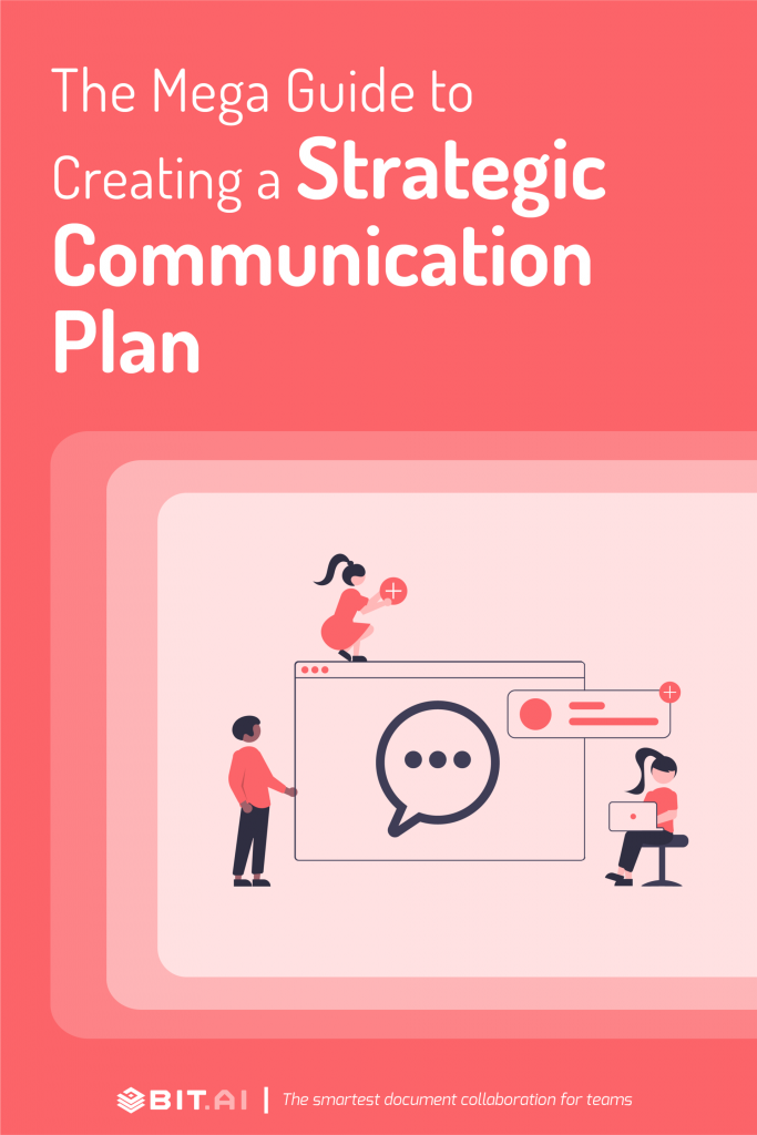 Communication plan - pinterest