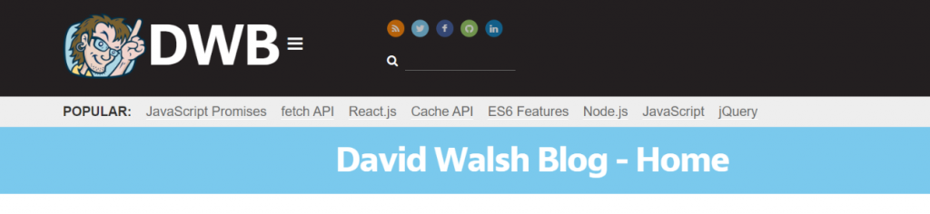 David Walsh: Resources to Learn Programming