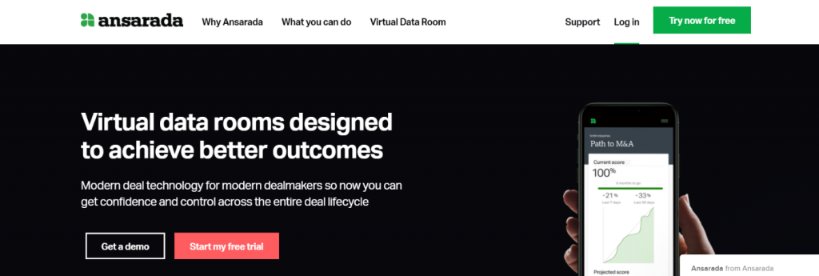 Ansarada: Virtual data room provider