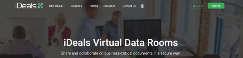 iDeals: Virtual data room provider