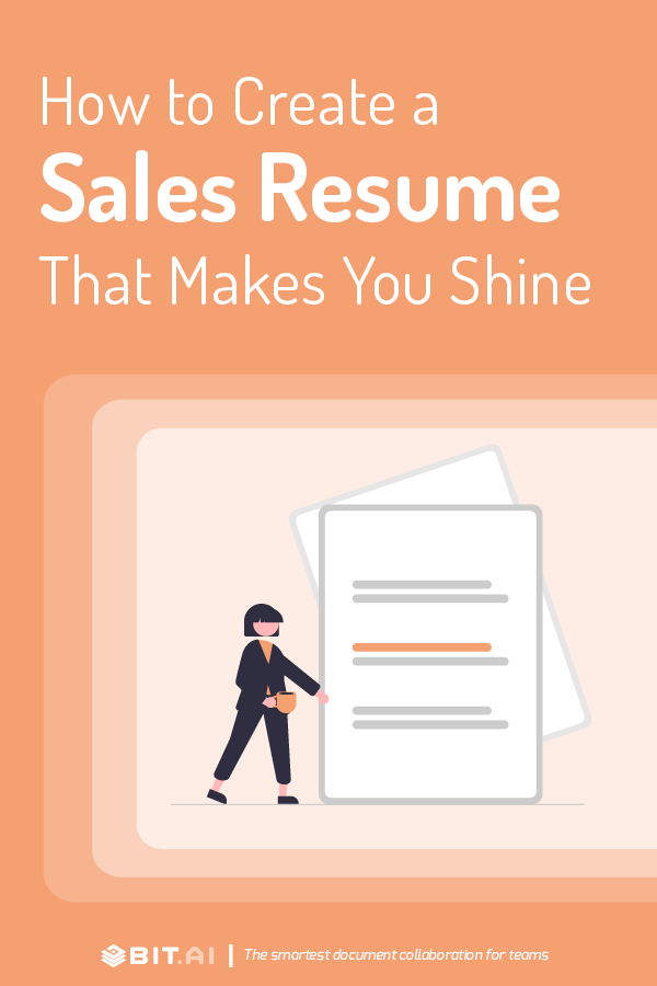 Sales resume - Pinterest