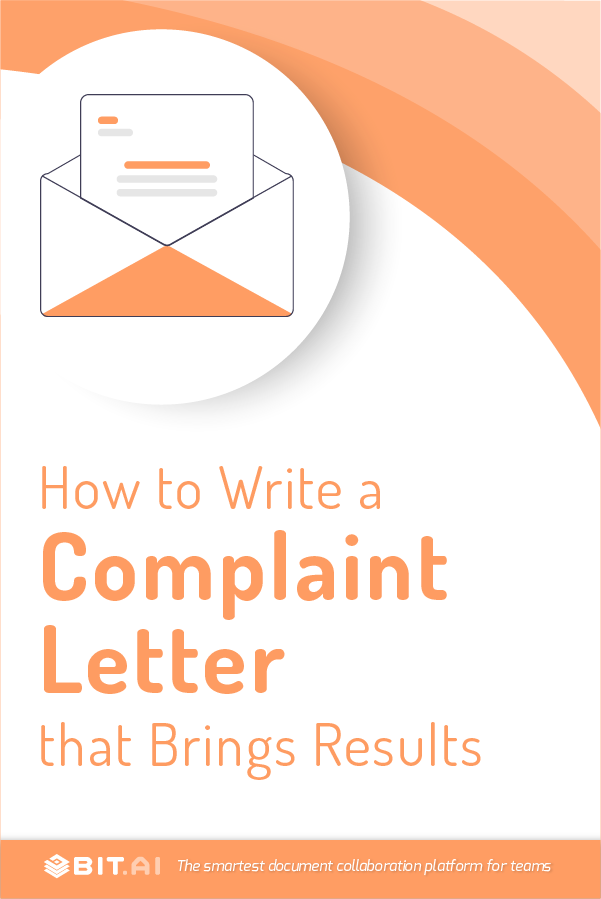 Complaint letter - Pinterest