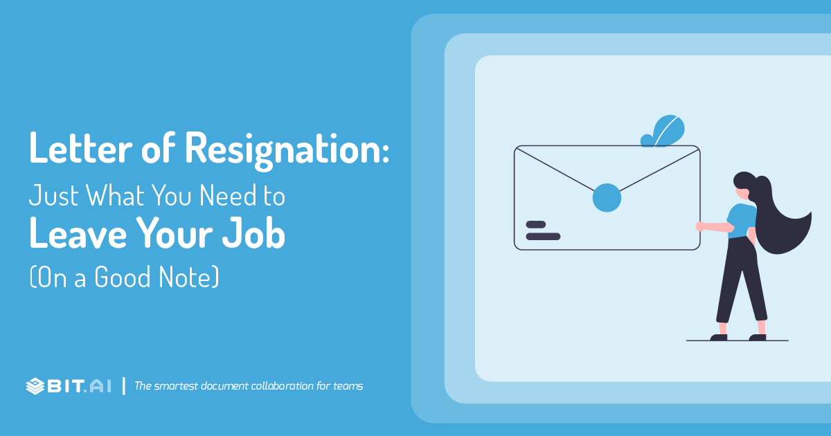 Letter of Resignation: Definition, Examples and Format! - Bit Blog