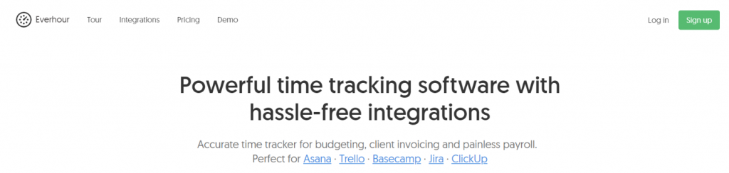 Everhour: Timesheet Software & Tool
