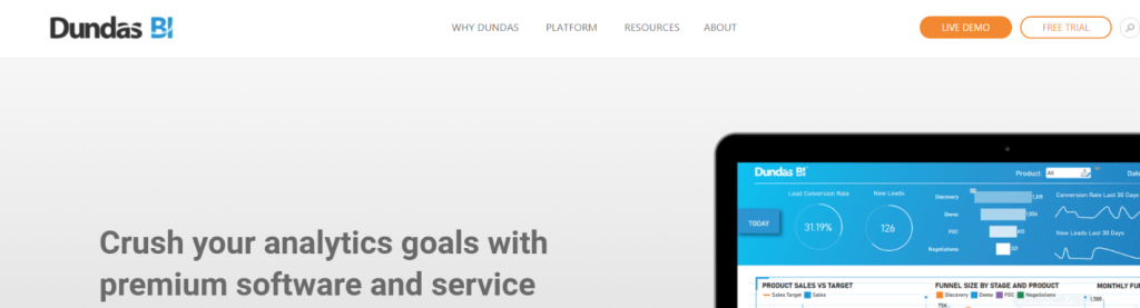 Dundas Bi: Business intelligence tools & Software