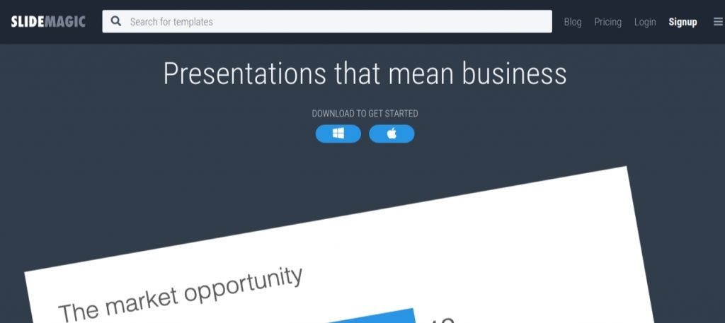 Slide magic: Presentation blog and website