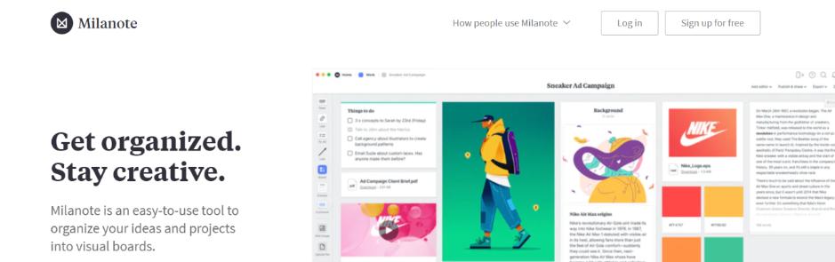 Milanote: Mind mapping software and tool