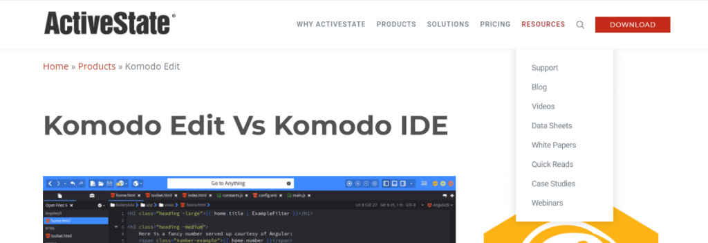 Kimodo edit: Text editor 