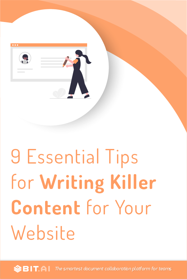 Content writing - pinterest