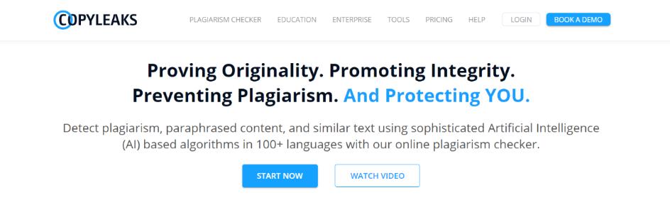 Copyleaks: Plagiarism checker