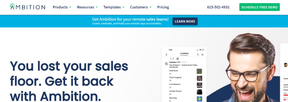 Ambititon: Sales management tool