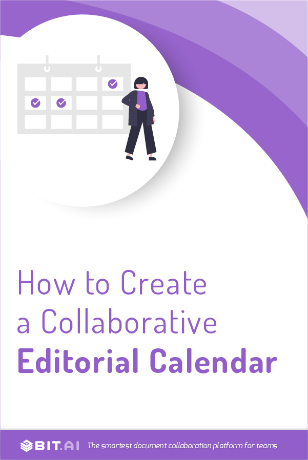 Editorial calendar - Pinterest