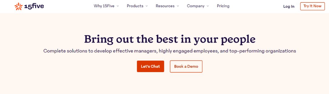 15 five: Employee management systems