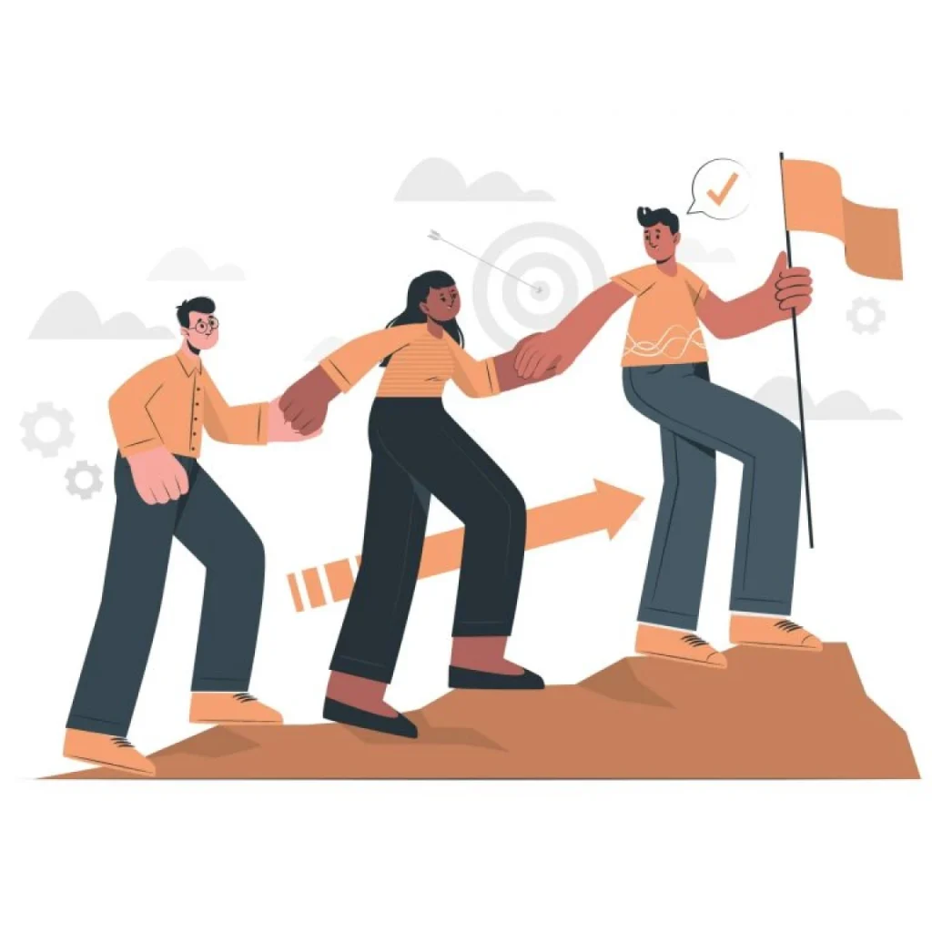 employees celebrating project achievements