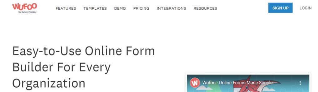 Wufoo: Form builder software