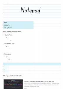 Best Notepad Template For Note Taking