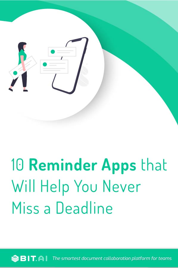 Reminder apps - Pinterest