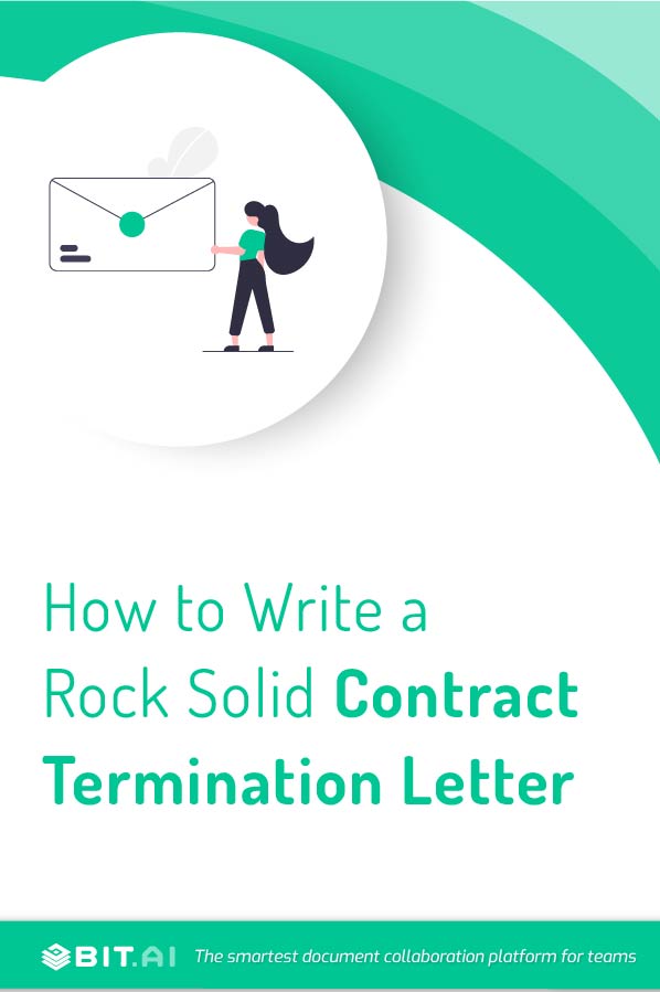 Contract termination letter - Pinterest