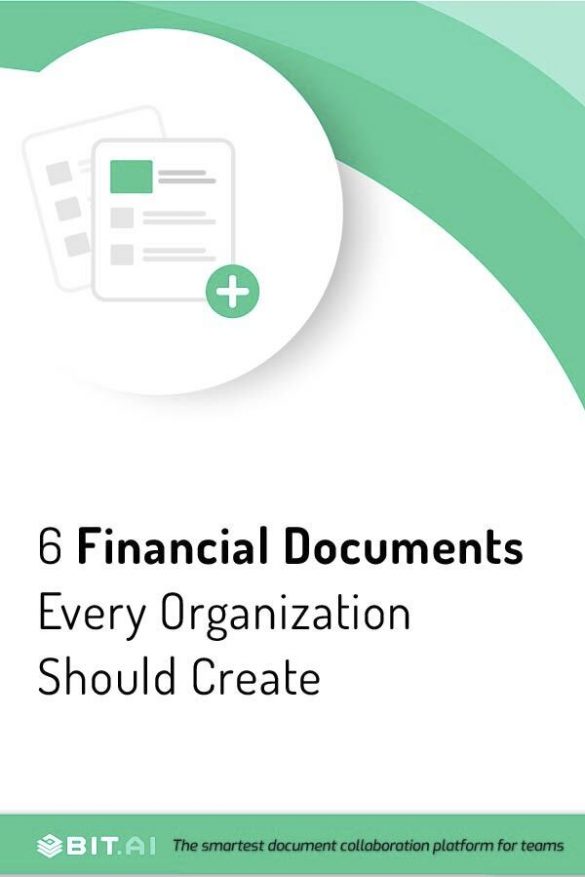 6 Crucial Financial Documents For Every Organization! - Bit.ai Blog