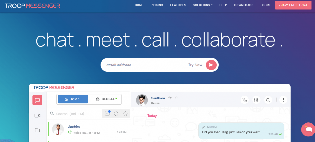 Troop Messenger: A communication and collaboration tool
