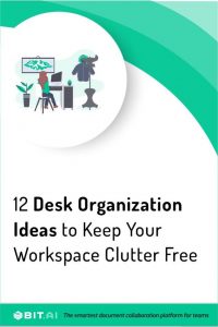 Desk organization - pinterest