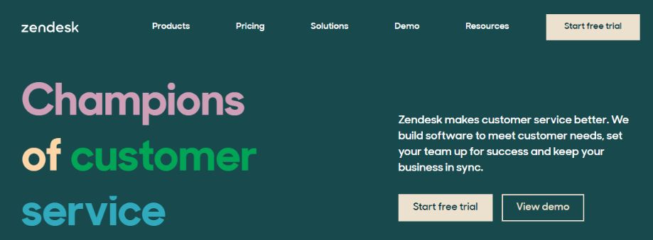 Zendesk a help desk software