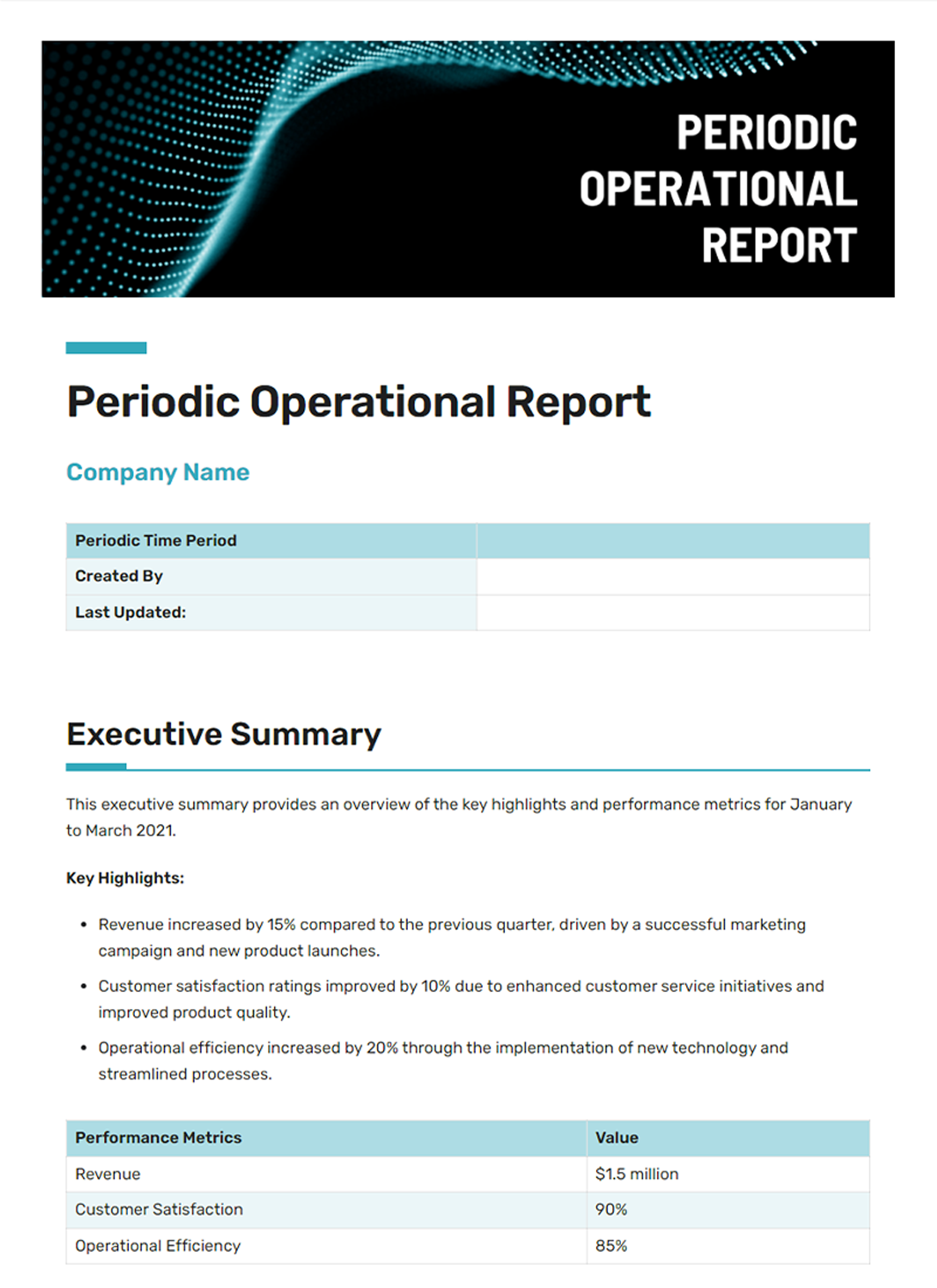 Bit.ai Periodic Report Template