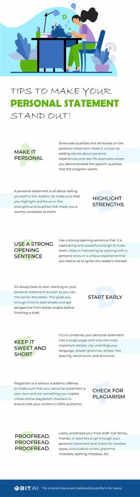 how to make your personal statement stand out