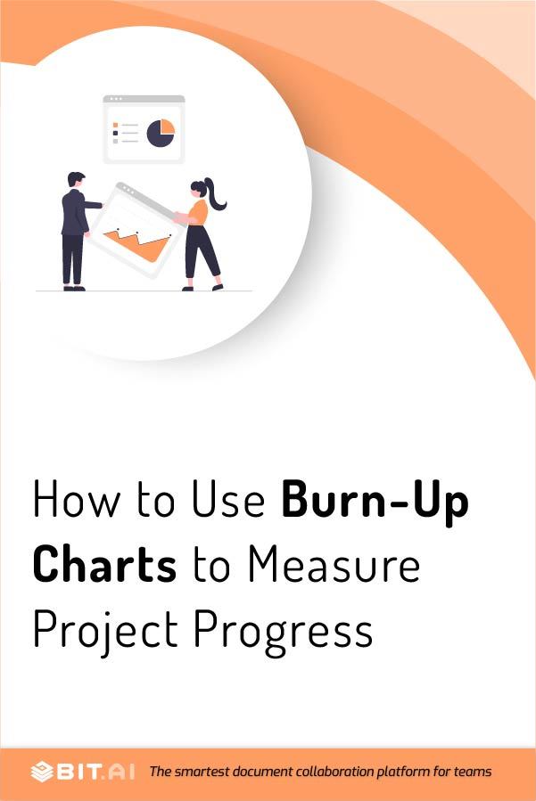 How to use burn-up charts pinterest banner