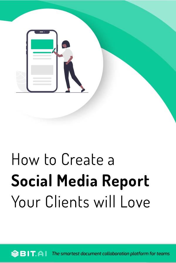 How To Write A Social Media Report Pinterest Banner