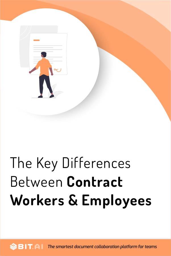 Contract Workers Vs Employees Pinterest Banner