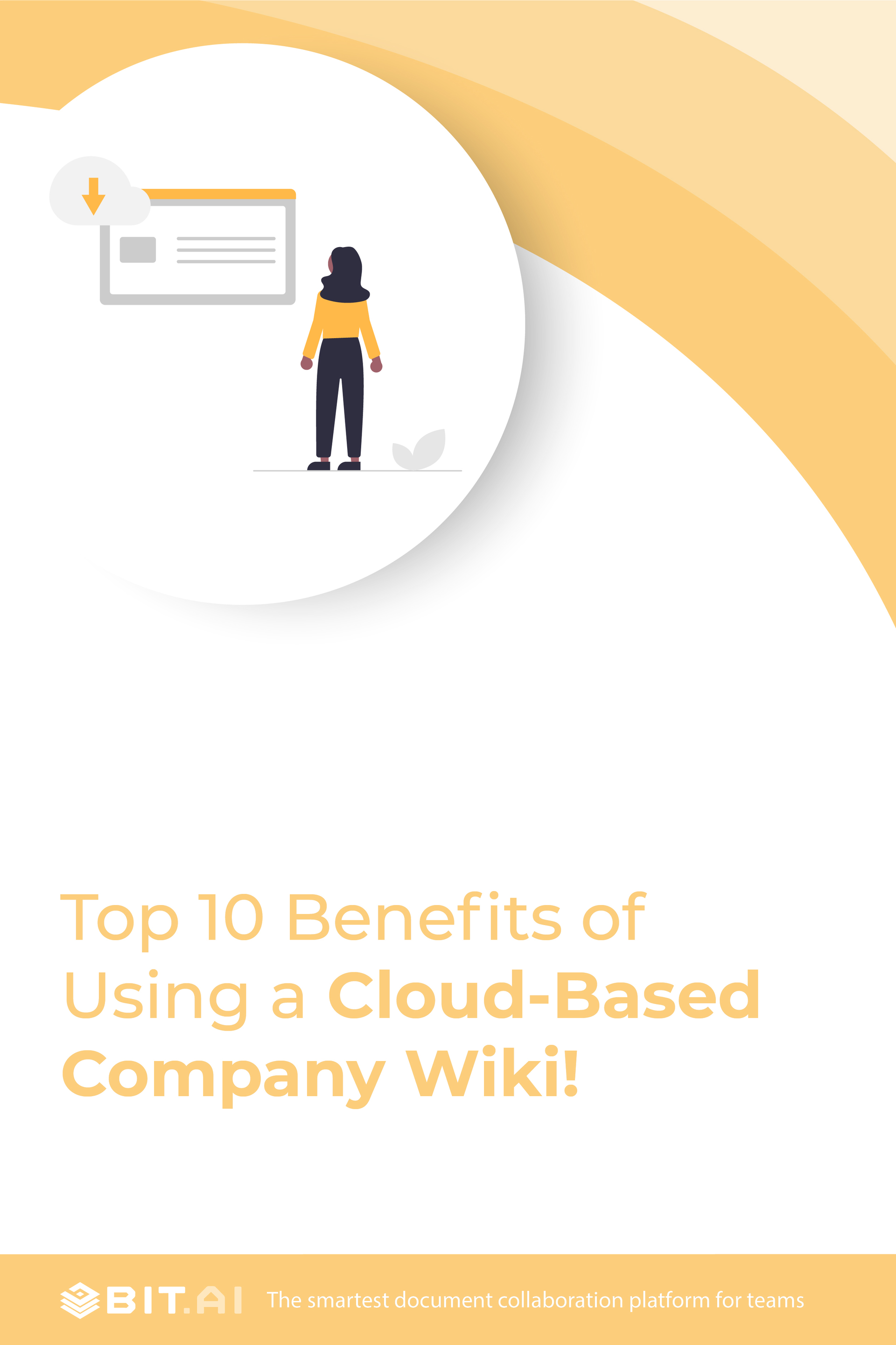 Benefits of cloud based company wiki pinterest banner