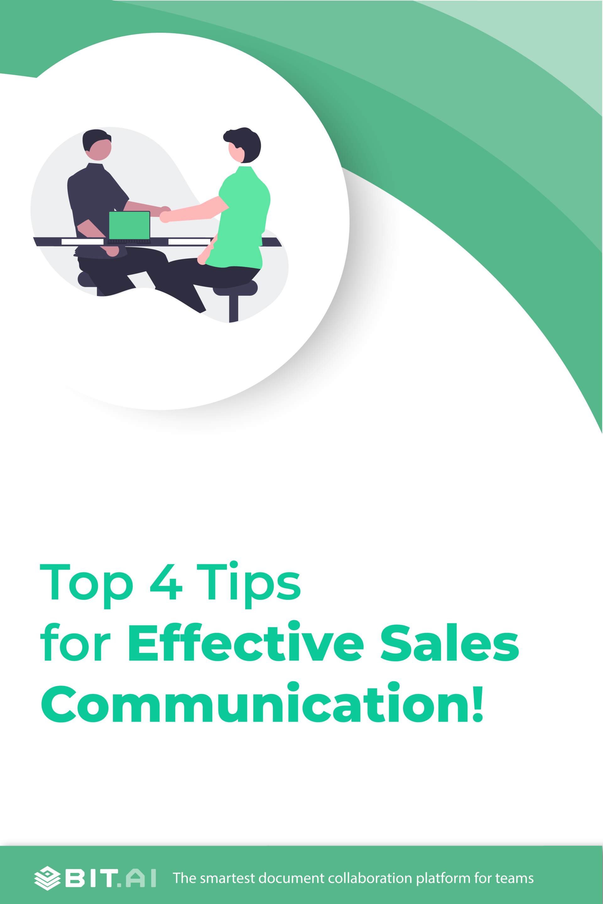 tips for Sales communication pinterest banner