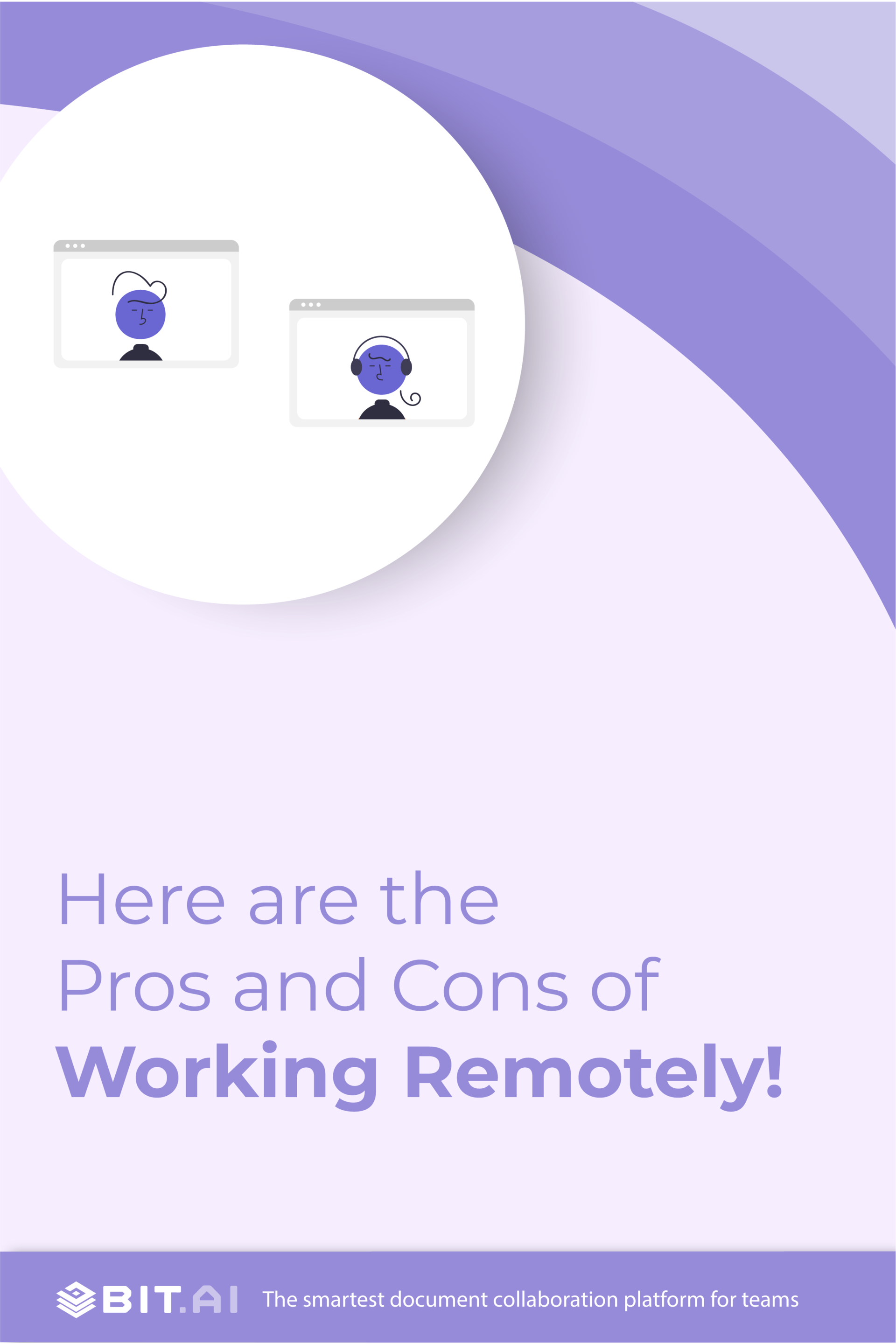 benefits and drawbacks of remote work pinterest banner