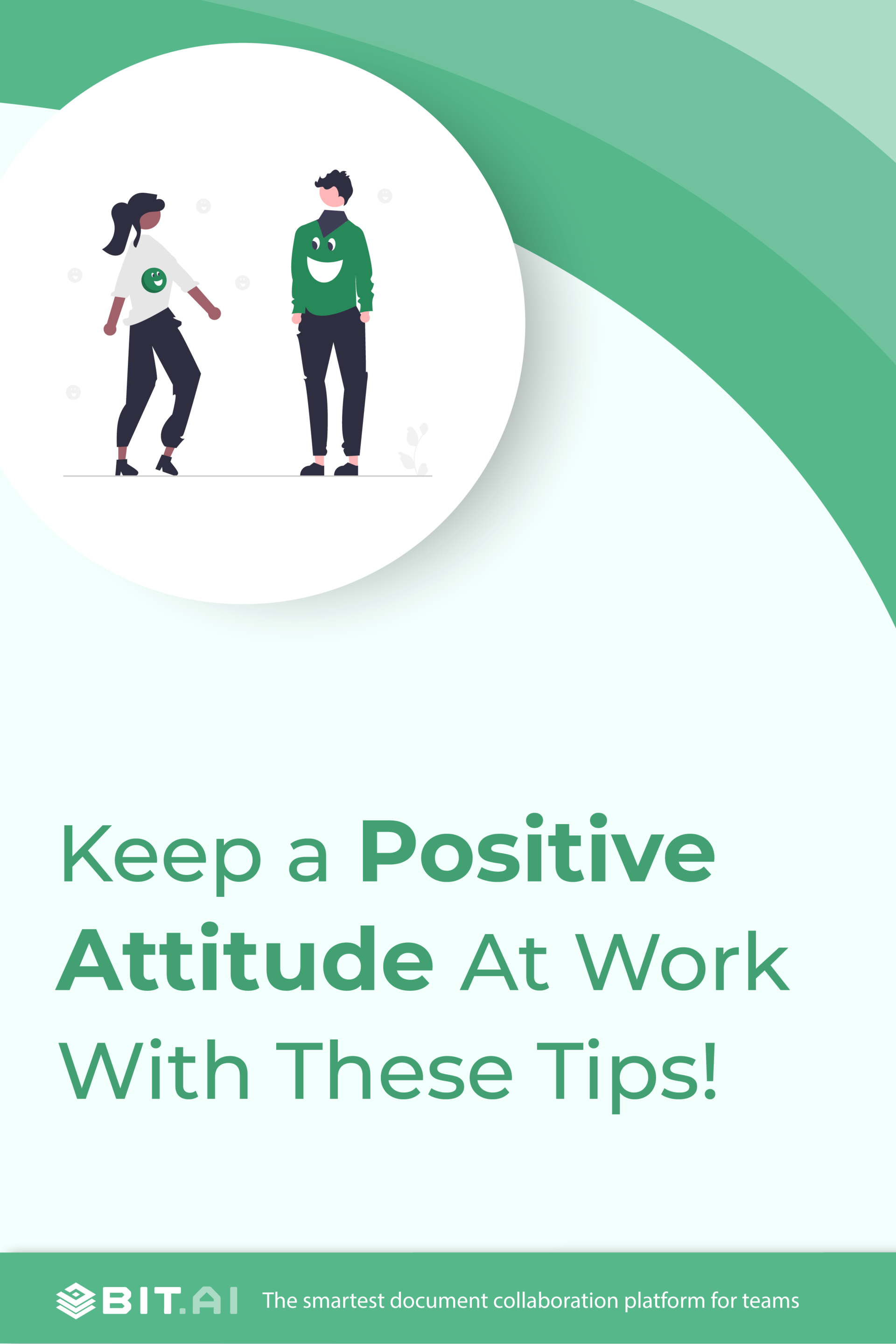 Positive Attitude At Work Pinterest Banner