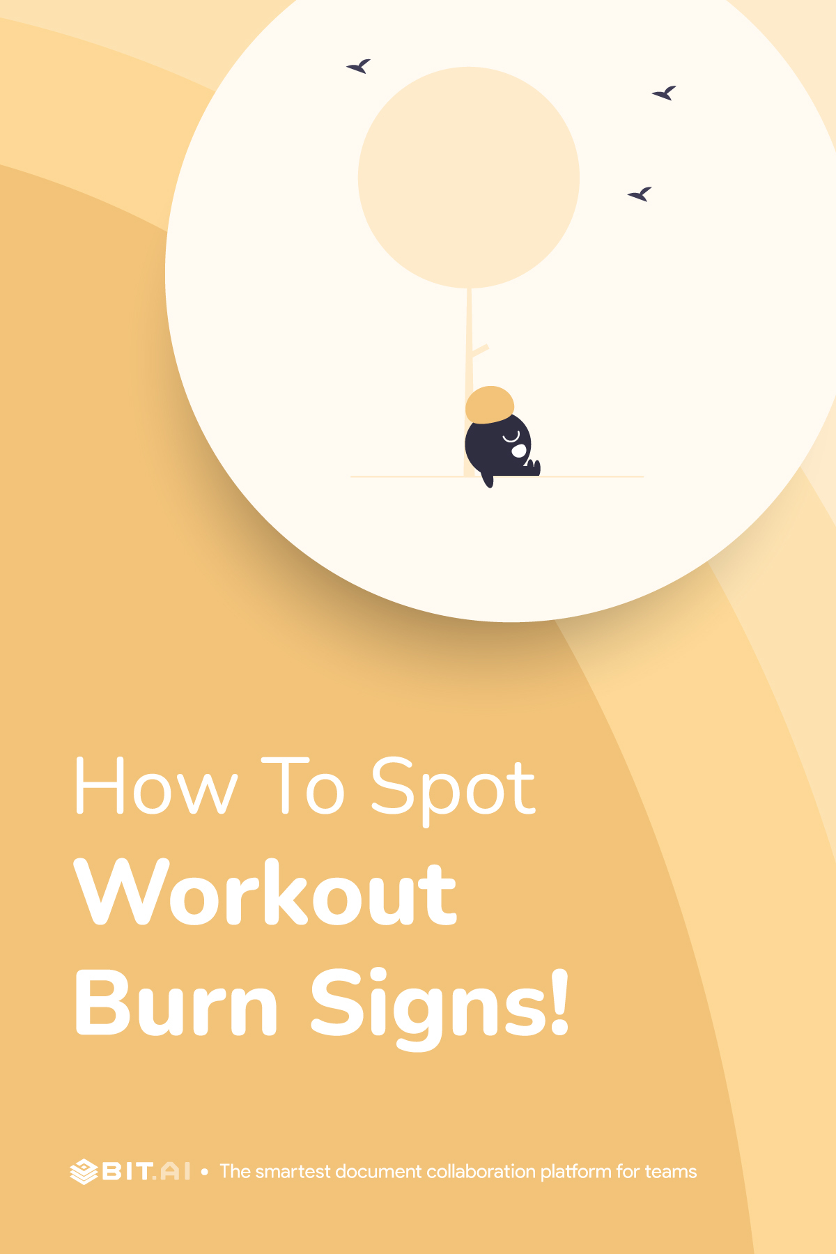 Work Burnout Signs Pinterest Banner