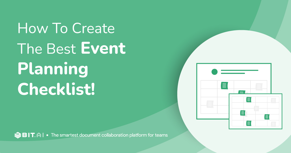 How To Make Event Planning Checklist?