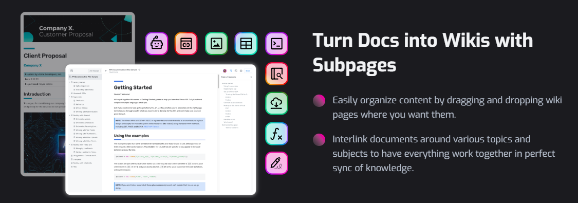 Turn docs into wikis with bit.ai