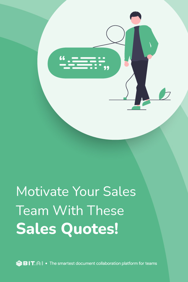 Sales Quotes for sales team pinterest banner