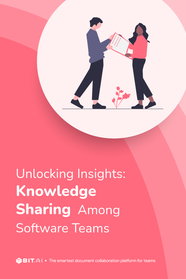 the benefits of knowledge sharing between software teams -pinterest banner